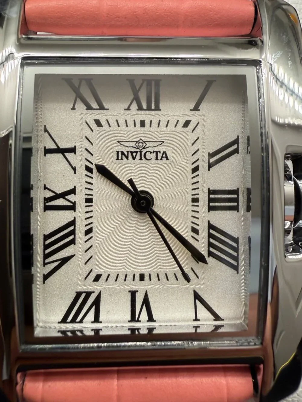 $249 Invicta Celestial Women's 30mm White Pink Leather Strap Watch 70301 NIB